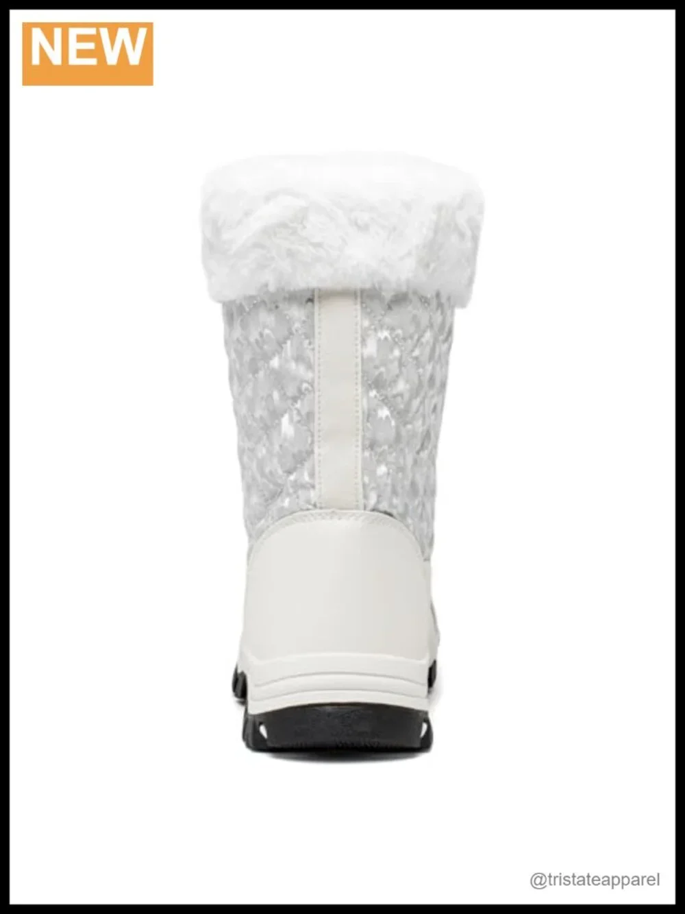 Women's Winter Snow Boots Water Resistant Faux Fur Lining Lace Up Mid-Calf